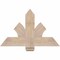 Ekena Millwork Redmond Smooth Timber Gable Bracket, Douglas Fir, 36"W x 23"H x 1 1/2"D x 5 1/2"F, 15/12 Pitch GBW036X23X0206RED00SDF - alternate 1